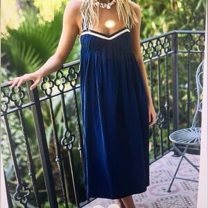 Elegant Blue Maxi Dress